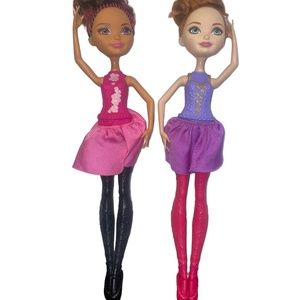 2 Mattel Ever After High Briar Beauty Ballerina Dolls Holly O'hair